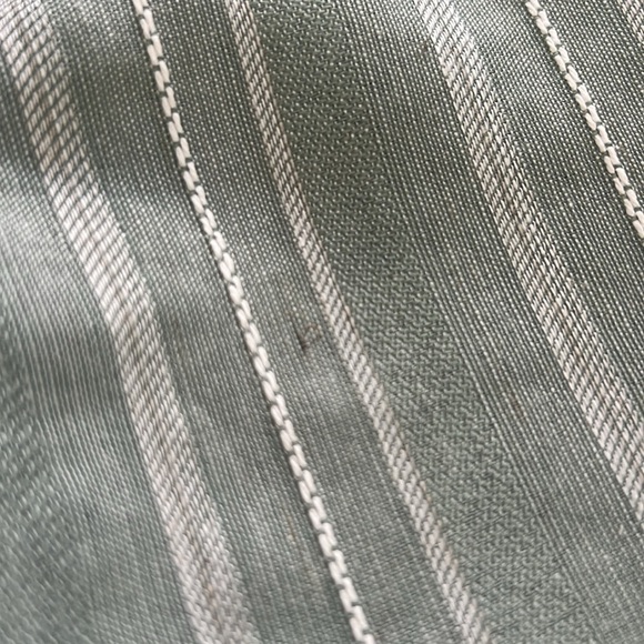 Love Bonito Alvina Relaxed Striped Shirt Green size 4 - Picture 4 of 4